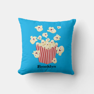 Cute funny jumping popcorn cartoon cushion