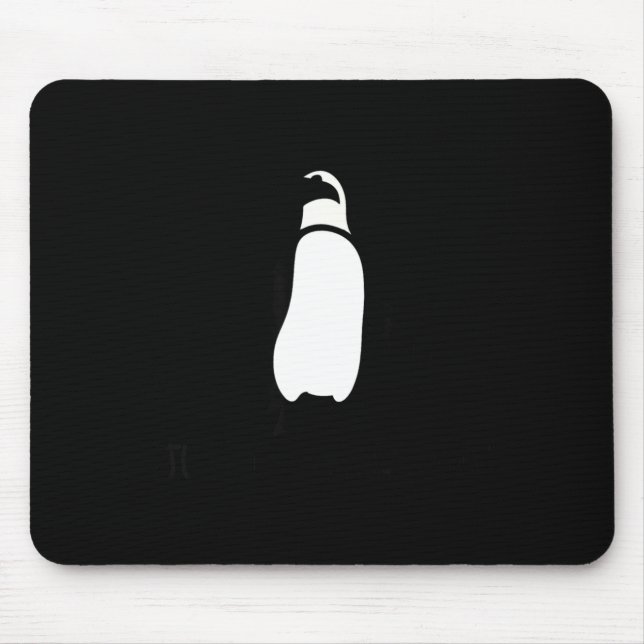 Cute Funny Just Chillin Zoo Penguin  Mouse Pad (Front)
