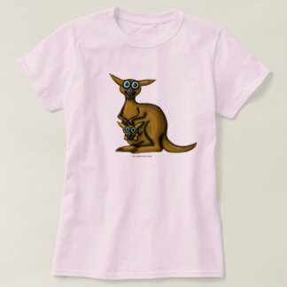 Cute funny kangaroo t-shirt design