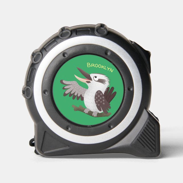 Cute funny laughing kookaburra cartoon 1 (Front)