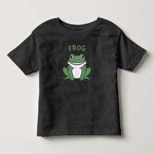 Cute funny little happy frog toddler T-Shirt