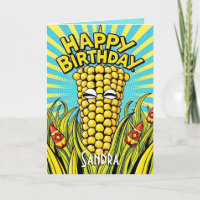 Cute Funny Maize  Happy Birthday 