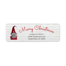 Cute Funny Merry Christmas Elf Personalised Gnome