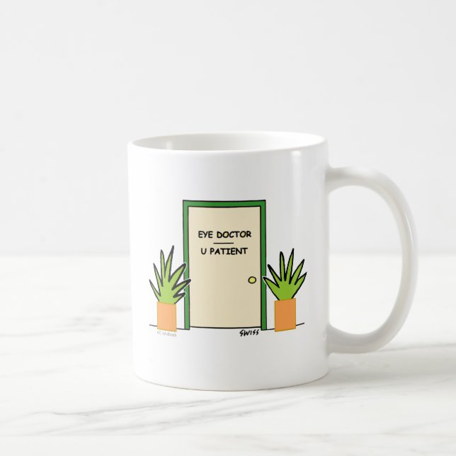 Cute Funny Optical Office Novelty Coffee Mug (Right)