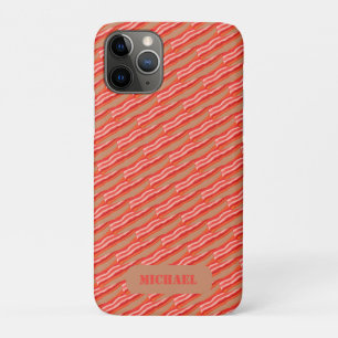 Cute Funny Personalised Bacon  Case-Mate iPhone Case