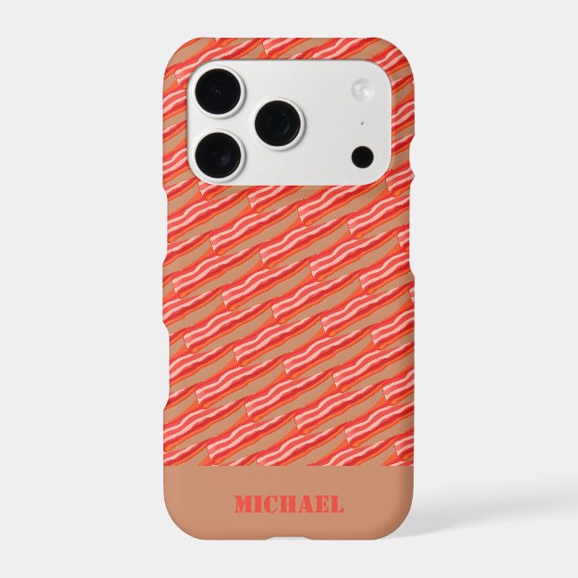 Cute Funny Personalized Bacon  (Back)