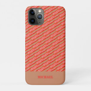 Cute Funny Personalized Bacon  Case-Mate iPhone Case