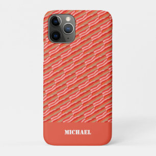 Cute Funny Personalized Bacon  Case-Mate iPhone Case