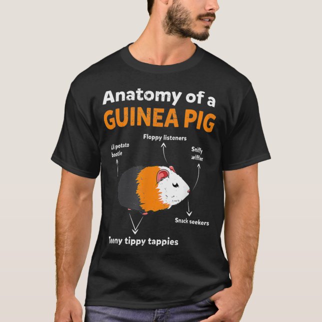 Cute Funny Pet Guinea Pig Owner Gift  Cavia Meersc T-Shirt (Front)