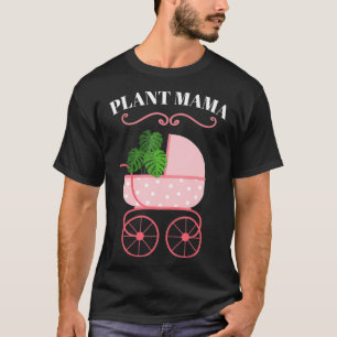 Cute Funny Plant Mum Plant Lady Monstera Gift For T-Shirt