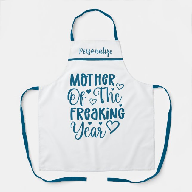 Cute Funny Quote Gift for Mum Kitchen Apron (Front)