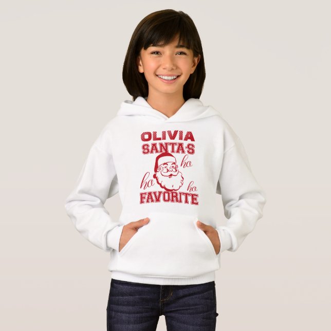Cute Funny Red Santa's Favourite Ho Ho Ho (Front Full)