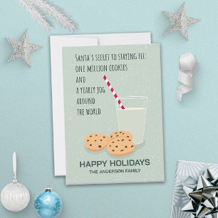 Cute Funny Santa Christmas Holiday Card