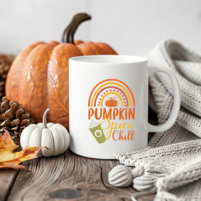 Cute Funny Seasonal Fall Pumpkin Spice Coffee Coffee Mug (Creator Uploaded)