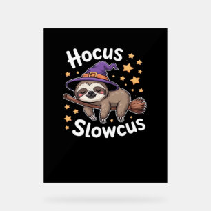 Cute Funny Sloth Halloween Essential T-Shirt Acrylic Sign