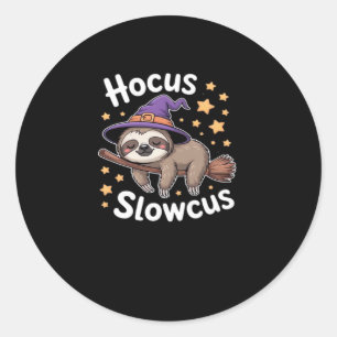 Cute Funny Sloth Halloween Essential T-Shirt Classic Round Sticker
