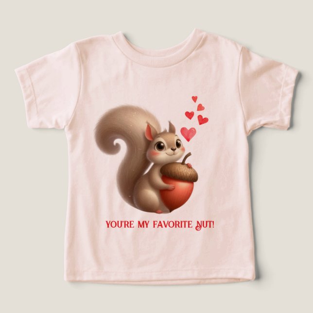 Cute funny squirrel Valentine's Day (Design Front)