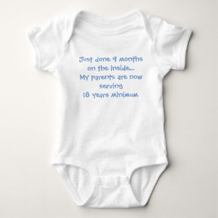 CUTE,FUNNY TIME ON THE INSIDE BABY SHIRT