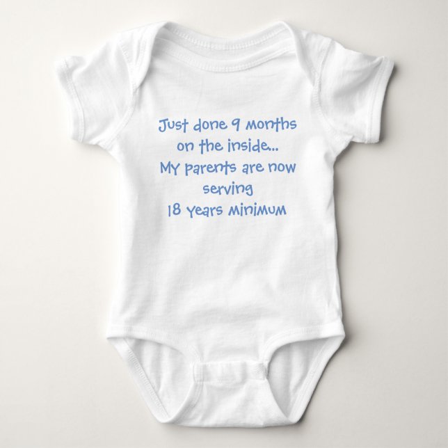 CUTE,FUNNY TIME ON THE INSIDE BABY SHIRT (Front)