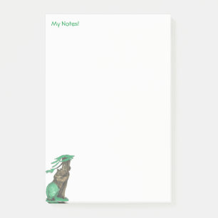 Cute Funny Tree Hugging Bear Fancy Green Leggings Post-it Notes