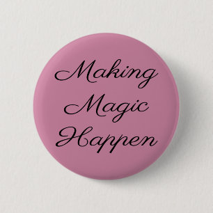 Cute Funny Vacation Magic 6 Cm Round Badge