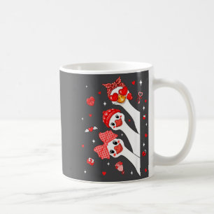 Cute Funny Valentine Silly Gooses Heart Love Match Coffee Mug