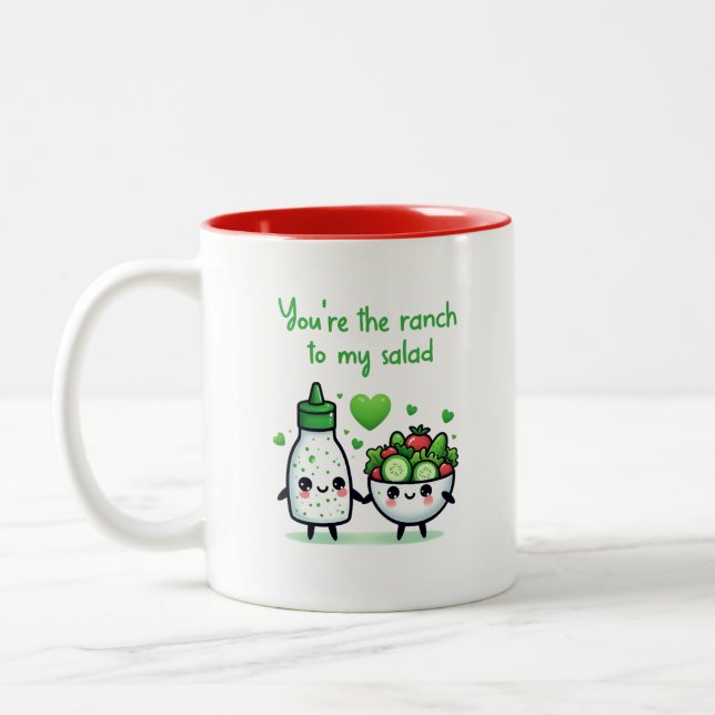 Cute Funny  Valentine's Day Mug (Left)