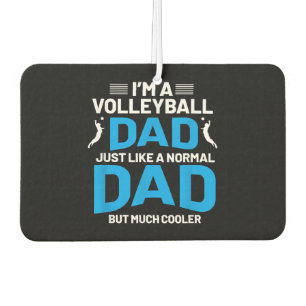 Cute Funny Volleyball Gift For Dads and Men Car Air Freshener