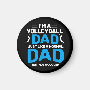 Cute Funny Volleyball Gift For Dads and Men Magnet