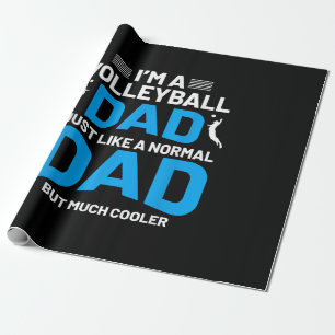 Cute Funny Volleyball Gift For Dads and Men Wrapping Paper