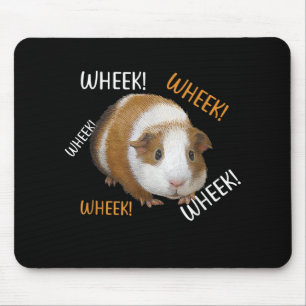 Cute & Funny Wheek - Guinea Pig Owner Cavy Lover Mouse Pad