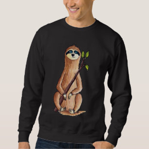 Cute Funny Wildlife Sloth Edmonston Studios Sweatshirt