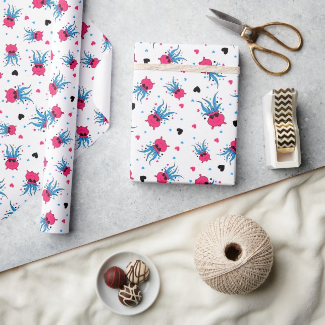 Cute Funny Witch Potion patterned Wrapping Paper (Crafts)