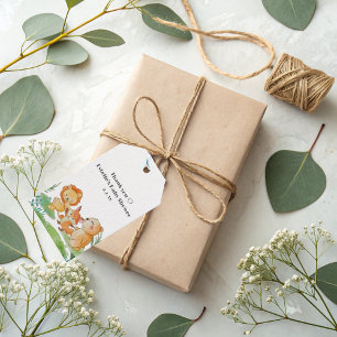 Cute Funny woodland Animals Baby Shower  Gift Tags
