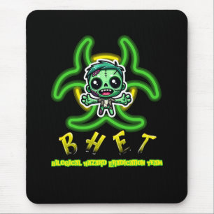 Cute, funny zombie mouse pad