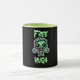 Cute, funny zombie mug