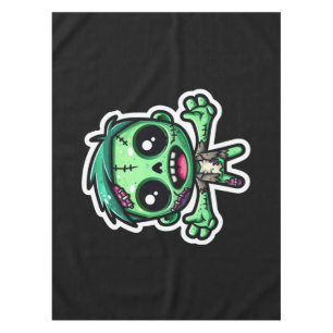 Cute, funny zombie tablecloth