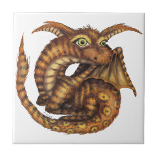 Cute Furry Dragon Tile
