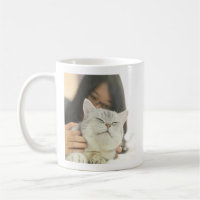 Cute Furry Friend Cat Lovers' Photo Mug
