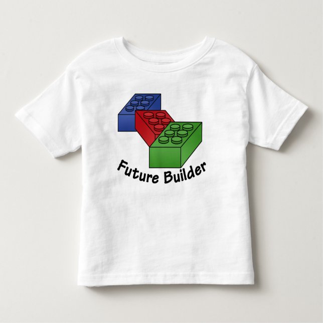 Cute - Future Builder - Classic Toy Toddler T-Shirt (Front)