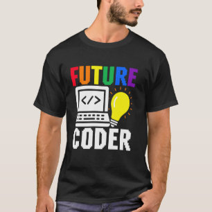 Cute Future Coder Kid's Career Computer Programmer T-Shirt