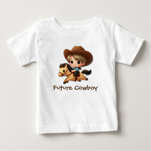 Cute Future Cowboy Baby T-Shirt