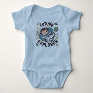 Cute Future explorer space baby Bodysuit