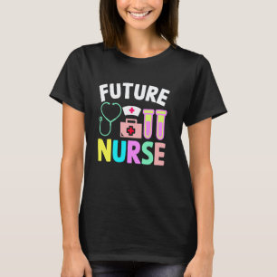 Cute Future Nurse Kid's Career Educational T-Shirt