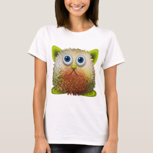 Cute Fuzzy Cartoon Character Art for All T-Shirt