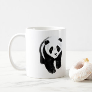 Cute Fuzzy Little Panda Bears Coffee Mug