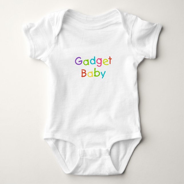 Cute Gadget Baby Bodysuit (Front)