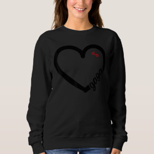 Cute Gaga With Heart Girl Women Mom Mother 1 Sweatshirt