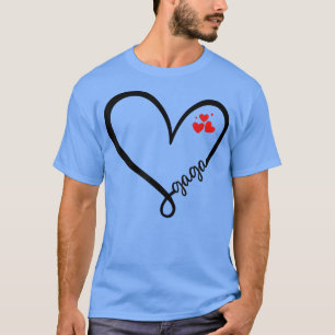 Cute Gaga With Heart Girl Women Mum Mother T-Shirt