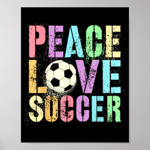 Cute Game Club Score Love Cleats Soccer Mom Sassy  Poster
